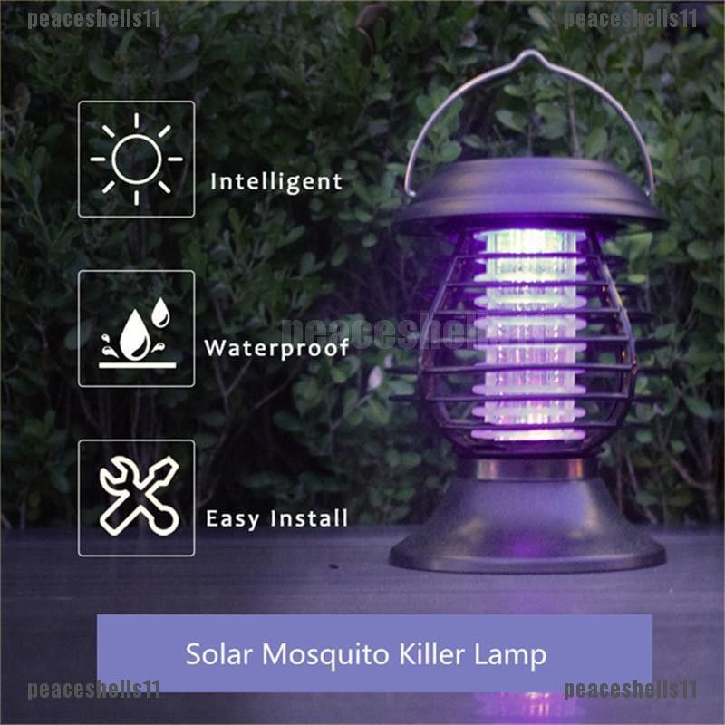 solar light bug zapper combo