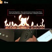 hot sale 60 inches wifi real fire indoor intelligent smart wall fire ethanol indoor fireplace