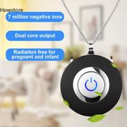 Newest Wearable Air Purifier Necklace Personal Ionizer Portable USB Ioniser Mini Fresher Negative Ion Ozone For Adults Kids