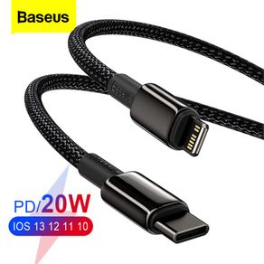 Baseus PD 20W Data Cable For Phone 14 13 12 Pro Max Type C Fast Charging Cable 1m/2m Wire Cord