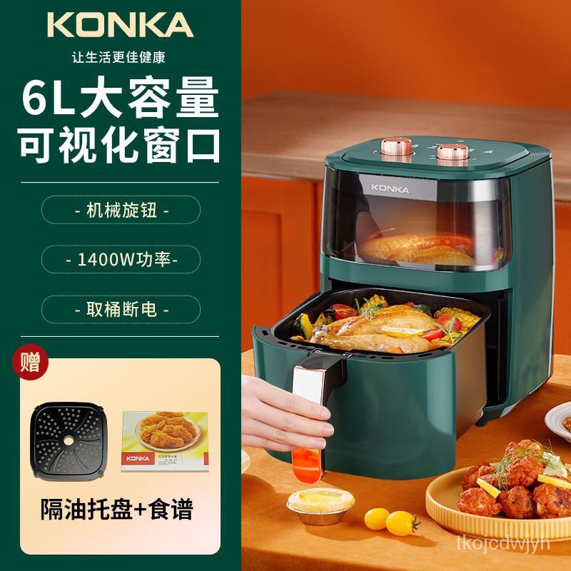 New Air Fryer Visualization 10L Large Capacity Multifunctional Automatic  Oil-free Electric Oven All-in-one Kitchen appliances - AliExpress