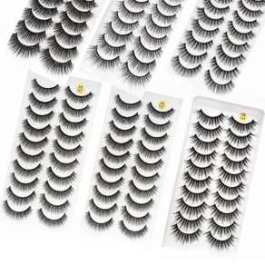 Wholesale Eyelashes 1000 Pairs 3d Mink Lashes Fluffy Fake Eyelashes Bulk Natural Eye Lashes Mink Eyelash Package