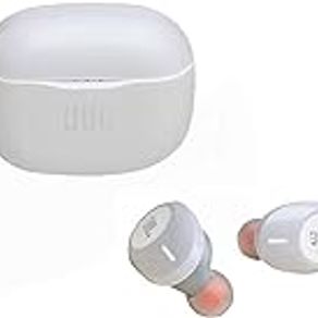 JBL TUNE 120TWS True Wireless In-Ear Headphone with Pure Bass Sounds and Microphone, 5.8mm Driver, White,One Size
