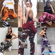♛♚♛Women´s Camo Cargo Trousers Casual Pants Military Army Combat Camouflage