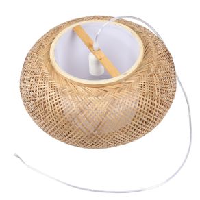 DIY Wicker Lamp Shades Weave Hanging Light Does Not Contain Bulbs