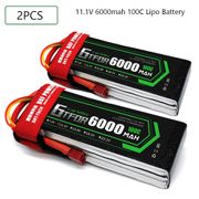 GTFDR 3S 11.1V 6000mah 100C-200C Lipo Battery 3S  XT60 T Deans XT90 EC5 For FPV Drone Airplane Car Racing Truck Boat RC Parts