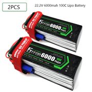GTFDR 6S 22.2V 6000mah 100C-200C Lipo Battery 6S  XT60 T Deans XT90 EC5 For FPV Drone Airplane Car Racing Truck Boat RC Parts