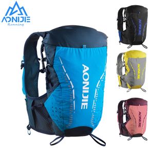 AONIJIE C9104 Black Ultra Vest 18L Hydration Backpack Pack Bag Soft Water Bottle Flask For Trail Running Marathon Race
