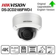 Hikvision Original IP Camera DS-2CD2185FWD-I 8MP Network Dome POE IP Camera H.265 CCTV Camera SD Card Slot IK10 IP67