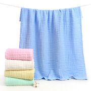 Soft Breathable 6 Layers Gauze Baby Receiving Blanket Muslin Swaddle Wrap Newborn Infant Bath Towel Warm Sleeping Bed Cover