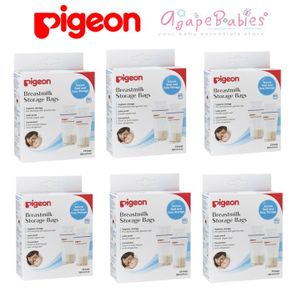 Pigeon Breastmilk Storage Bag 180ml/6oz 6 Packs