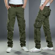 Men Sports Casual Cargo Pants Combat SWAT Army Military Pants Cotton Many Pockets Stretch Flexible Man Casual Trousers Plus Size