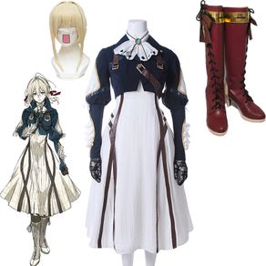 Violet Evergarden Cosplay Costume Womens Anime Uniform Dress Suit Outfit