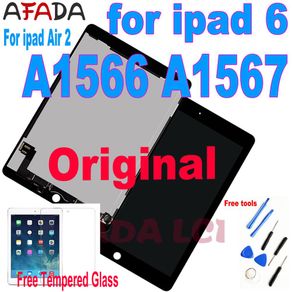 9.7 LCD Tablet For Apple iPad Air 2 For iPad 6 A1567 A1566 LCD Display  Touch Screen Digitizer Panel Assembly Replacement
