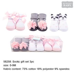 Baby Girl Newborn Baby 3 Pairs Socks Set 58258 - 0528