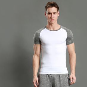 Men's T-shirt Quick-drying T-shirts for Fitness Gym Men's Running T-shirts Short-sleeved Shirts Sportswear Training