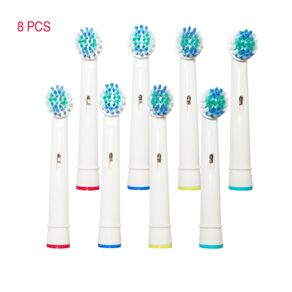 8PCS Electric Toothbrush Head Replacement For Oral-B Soft Hair Vitality Double Cleaning Professional Care OC18 OC20 D9511 3709