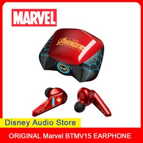 Marvel BTMV15 Bluetooth Earphone Wireless Headphones TWS Waterproof Bluetooth 5.0 Noise Reduction Sports Earbuds Long Battery Life Gaming Headset With Mic