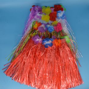 1pc 40cm/60cm Child/adult Hawaiian Grass Skirt With Garlands For Luau Party  Dance Costume, Tropical Beach Party Decor