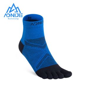 AONIJIE E4825 Sports Toe Socks Unisex Athletic Toe Socks Breathable Five Toed Barefoot Trail Running Marathon Race
