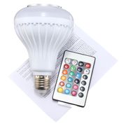 E27 Smart RGB Wireless Bluetooth Speaker Bulb Music Playing Dimmable LED Bulb Light Lamp with 24 Keys Remote Control