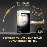 Tsubaki Premium Intensive Repair Conditioner Refill 330ml - Black Edition