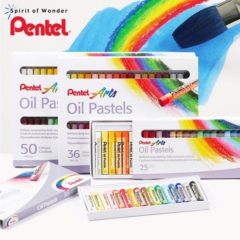 Pentel Oil Pastel 36-Color Set-PHN36