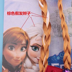 Limited Time Purchase _ Children's Wig Braid Headband Female Twist Wide Press Hairpin Hair Accessories Frozen Princess Anna Jewelry
