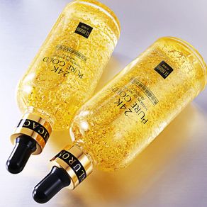 15/50/100ml 24K Gold Hyaluronic Acid Face Serum Anti Shrink Pore Care Skin Moisturize Whitening Bright