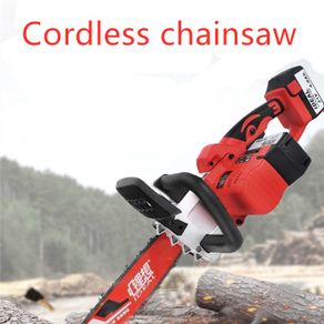 Cordless Chain Saw Brushless Motor Power Tools 42V li-ion Cordless Electric Chainsaw Garden Power Tools