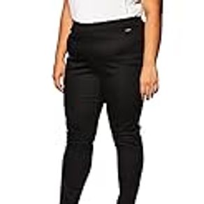 Calvin Klein Women's Plus Size Cropped Leg Pull On Pants, black, 0X