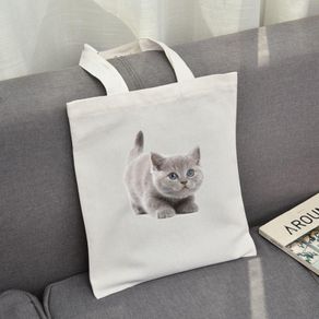 New Cartoon Printed Cute Canvas Tote Bag Fashion Shopping Bag