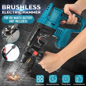 18V rechargeable brushless cordless rotary hammer drill electric Hammer impact drill without battery case