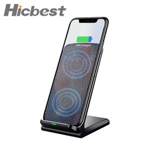 10W Fast Qi Wireless Charger Phone Stand Wireless Charging Induction Charger For iPhone XR XS Max X 8 Plus Samsung Galaxy S9 S8