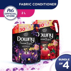 [Bundle of 4] Downy Concentrate Fabric Conditioner Refill 2.L Value Pack Carton Deal