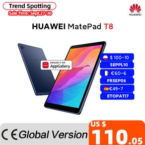 Global Version HUAWEI MatePad T8 2GB 16GB/32GB LTE WIFI Tablet PC 8.0 inch faceunlock 5100mAh Support microSD Card Android10 T8