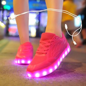 Publiciteit tanker Schrijfmachine Size 35 45 USB chargering Led Shoes for kids adults Light Up Sneakers for  boys girls men women Glowing Party Shoes Prices and Specs in Singapore |  03/2023 | For As low As 9.29