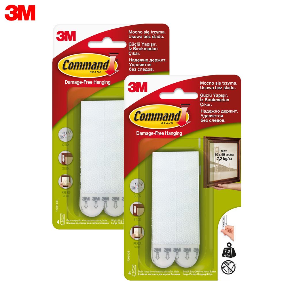  Command Outdoor Medium Window Hooks, Clear, Water