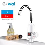 220V Tankless Electric Water Heater Kitchen Instant Hot Water Heating Tap Cocina Faucet Instantaneous Calefactor 3000W