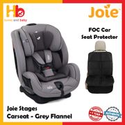 Joie Stages Car Seat - Grey Flannel (FOC: Car seat protector)