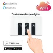 Smart Switch 1/2/3/4Gang US Standard WiFi Smart Wall Touch Light Switch Smart Home Automation Module Remote Control