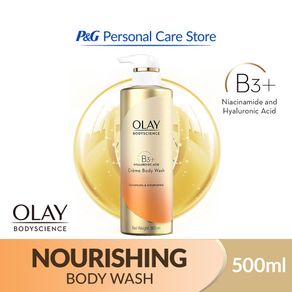 Olay BODYSCIENCE Cleansing & Nourishing Crème Body Wash 500Ml