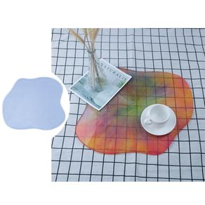 Crystal Epoxy Resin Mold Irregular Cloud Shaped Tray Casting Silicone Mould Handmade DIY Crafts Making Tool