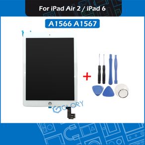 STARDE Original LCD For ipad Air 2 A1566 A1567 / ipad 6 LCD Display Touch  Screen Digitizer Assembly Black / White 9.7 - AliExpress