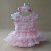 Ruffles Lace Tutu Baby Girl Birthday Party Dress 1 Year Summer Princess Dresses Outfits Kids Clothing