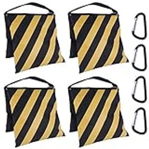 ABCCANOPY Sandbag Photography Weight Bags for Video Stand,4 Packs (Yellow)