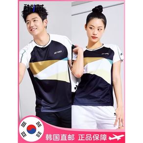 2023 Yonex badminton men's and women's shirts quick-drying sports badminton suit