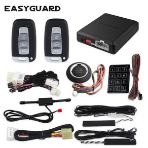 EASYGUARD CAN BUS plug play car alarm compatible with KIA smart entry auto start stop push button starter kit