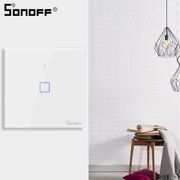 SONOFF Touch EU/US Wall Switch Wifi 1 Gang Way Touch Panel eWelink Remote Control Smart Home Automation Module Alexa Google Home