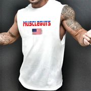 New Brand Gym Tank Top Men Clothing Stringer Bodybuilding Workout Vest Fashion Fitness Men Singlets Sleeveless Muscle Shirt